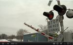 The MDOT/Operation Lifesaver video points out the high number of train/motor vehicle collisions that occur at crossings equipped with warning signals.